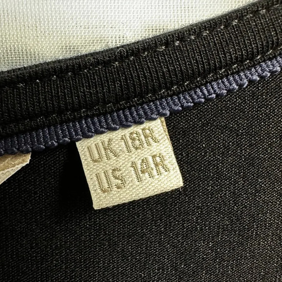 NWT Boden (14 R) Black Long Maxi Wrap Tie Waist Knotted Long Sleeve Dress - Picture 5 of 9